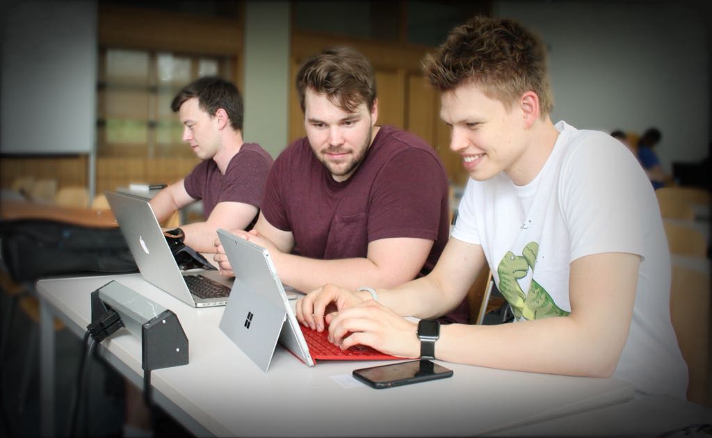 Das iOS-Team von HsKAmpus