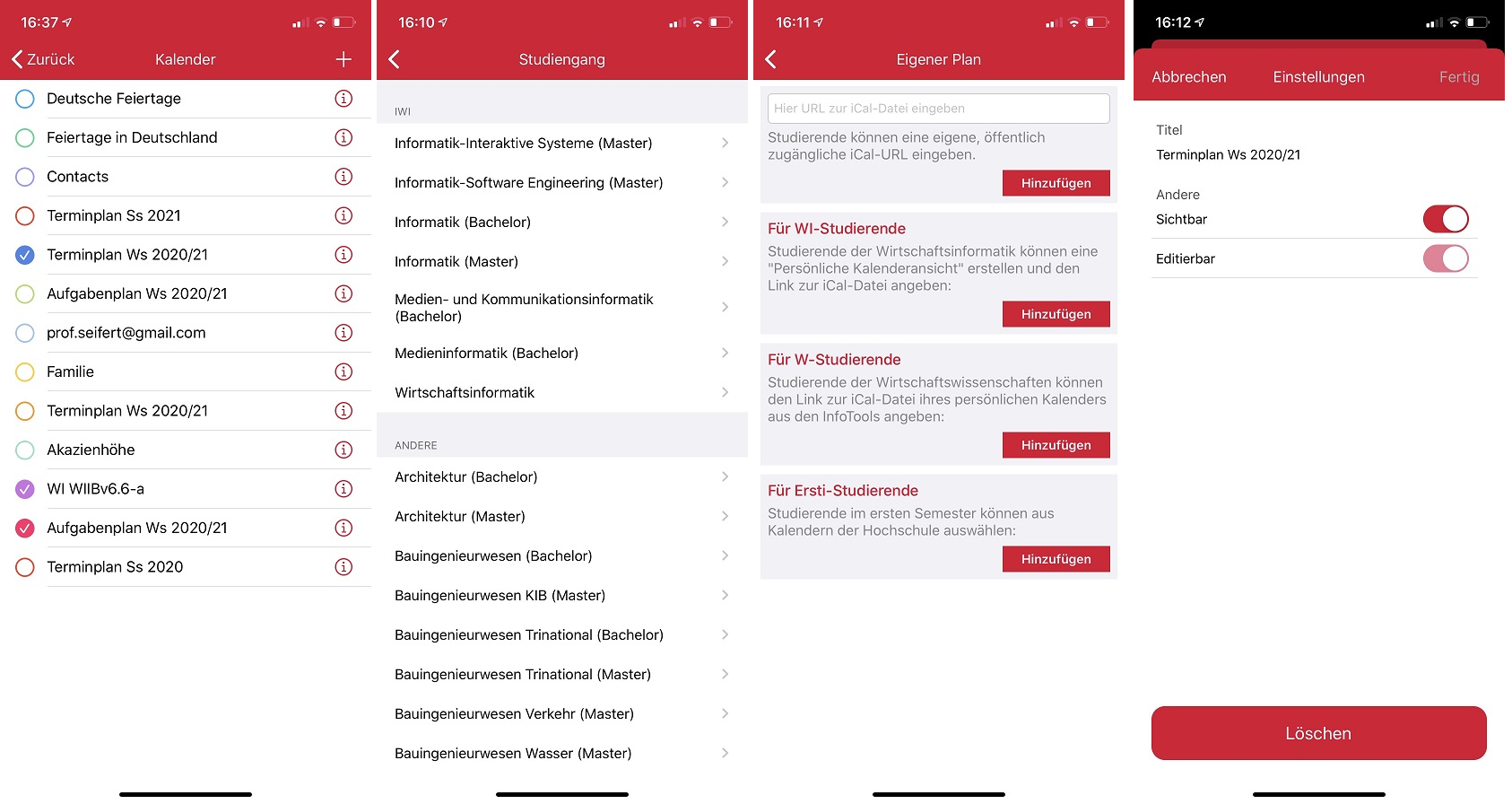 Neue Kalender in iOS