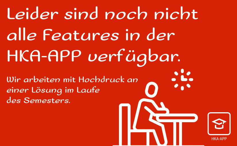 Noch nicht alle Features verfügbar