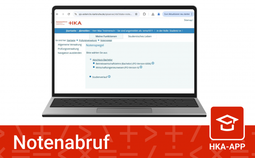 Einschränkungen beim Notenabruf